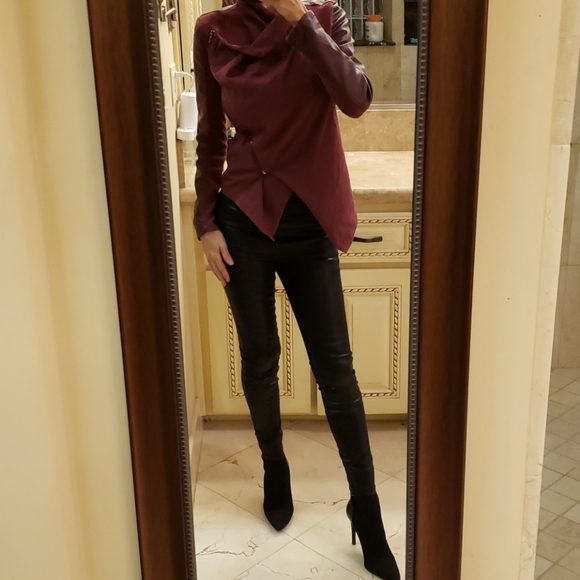 [BLANKNYC] faux leather & cotton jacket, XS - Picture 9 of 16